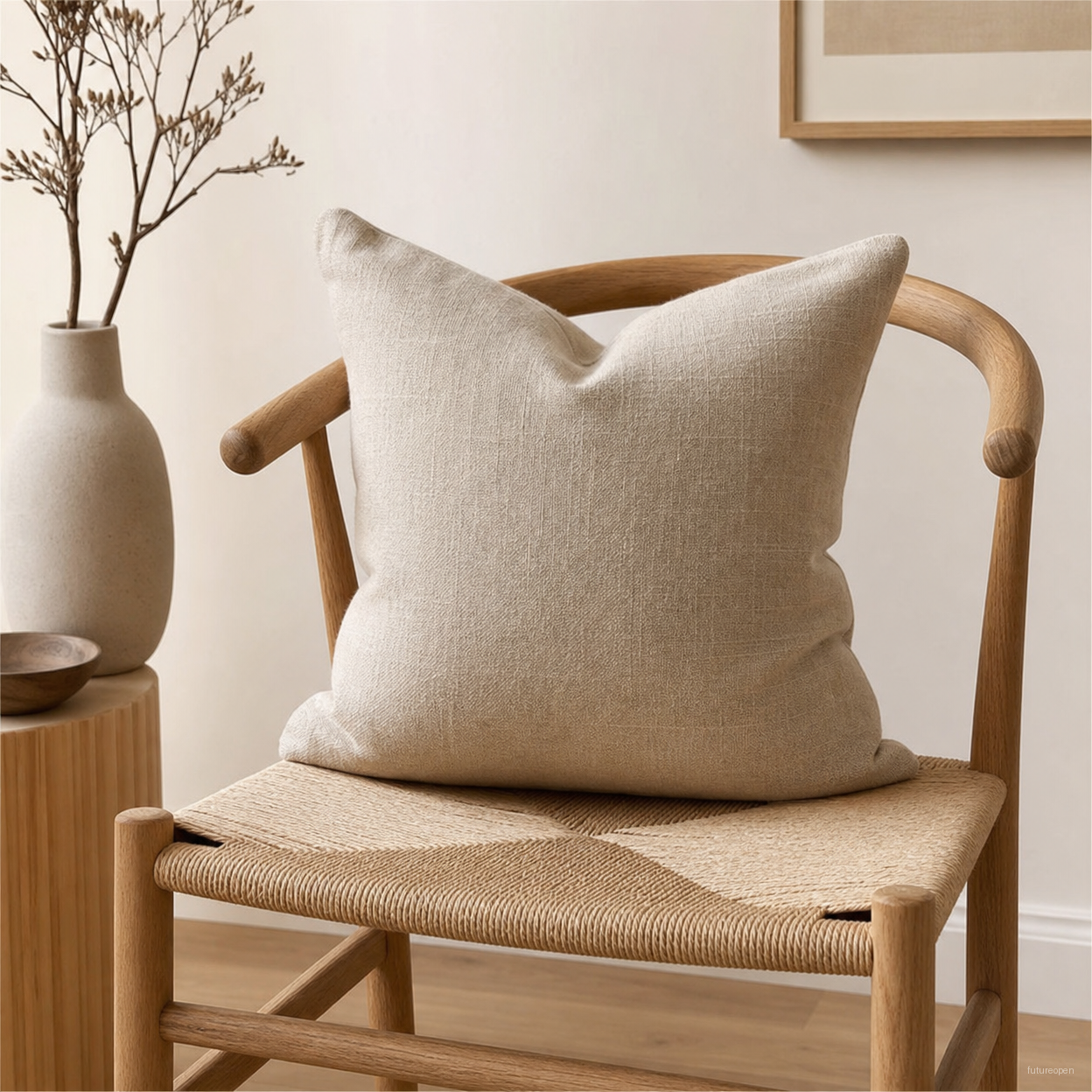Nordic Linen Accent Pillow