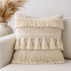 Boho Fringe Sofa Pillow