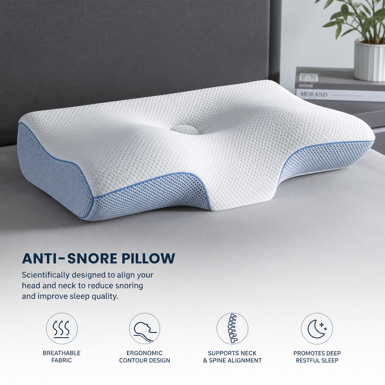 Anti-Snore Sleep Position Pillow