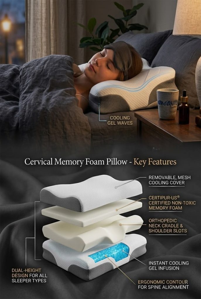 The Science Behind Memory Foam Pillows: How They Support Your Spine