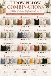 How to Arrange Decorative & Throw Pillows Like an Interior Designer