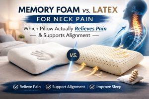 Memory Foam Pillows vs. Down Pillows: Which is Best for Neck Pain?